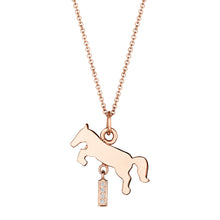 Load image into Gallery viewer, Jumping Horse with Diamond Vertical