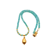 Load image into Gallery viewer, 18k Vintage Indian Gold Nugget on Ethiopian  Opal