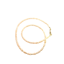 Load image into Gallery viewer, Elegant Baroque Pearl Necklace with 14k Yellow Gold Accents