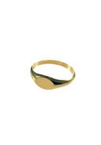 14k Gold Signet Ring