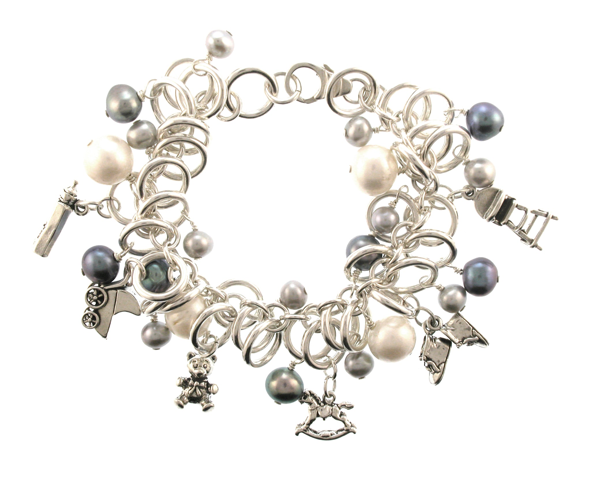 Pearly Charm Bracelet – STONE AND STRAND
