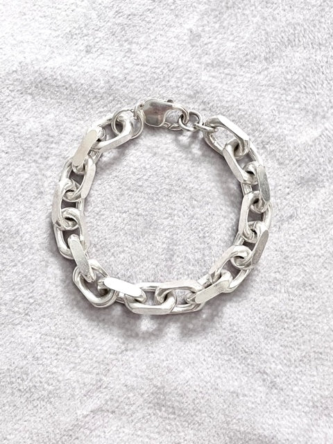 Sterling Silver Heavy Chain Bracelet