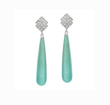Load image into Gallery viewer, Endless Knot Drop Earrings